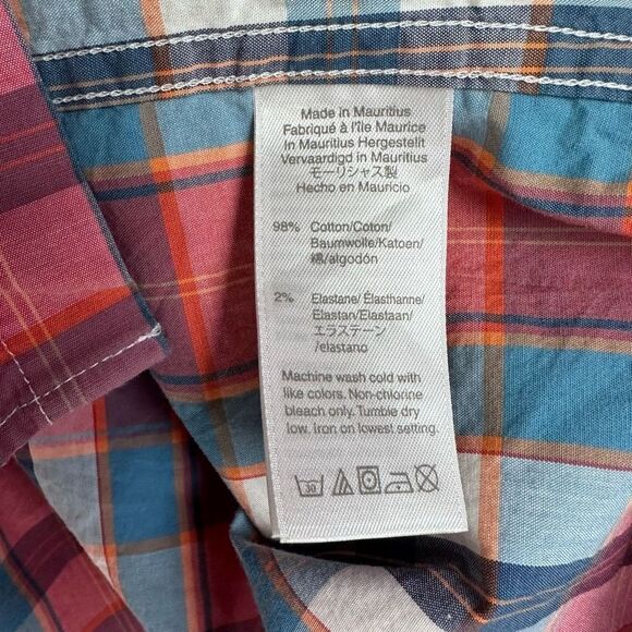 J. Crew Mens Classic Flex Washed Button Front Shirt size XL - Picture 8 of 9
